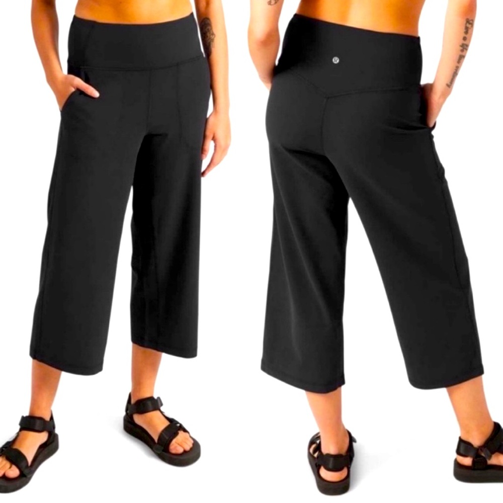 Lululemon Align High-Rise Wide Leg Crop, size 4